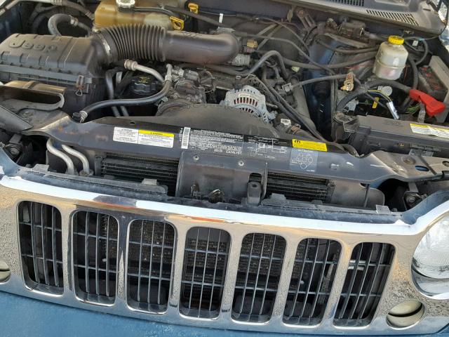 1J8GL58K55W578651 - 2005 JEEP LIBERTY LI BLUE photo 7