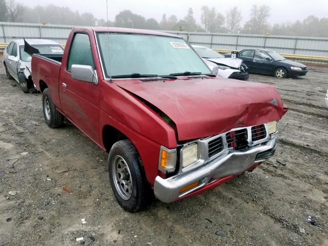 1N6SD11S9SC456936 - 1995 NISSAN TRUCK E/XE BURGUNDY photo 1