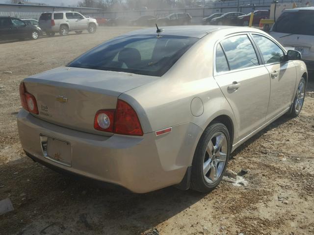 1G1ZC5EB3AF116936 - 2010 CHEVROLET MALIBU 1LT 金色 照片 4
