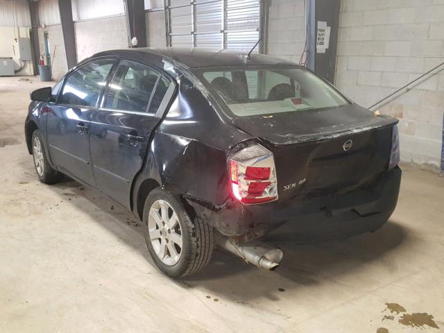 3N1AB61E28L661249 - 2008 NISSAN SENTRA 2.0 BLACK photo 3