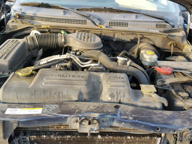 1B7HL48X52S723904 - 2002 DODGE DAKOTA QUA BLUE photo 7