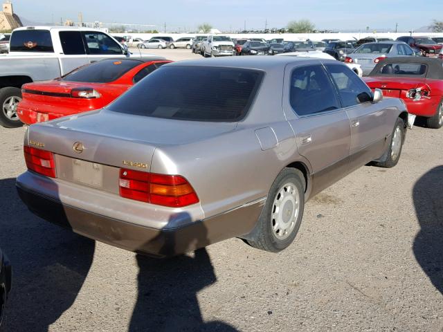 JT8UF22EXS0029883 - 1995 LEXUS LS 400 GOLD photo 4