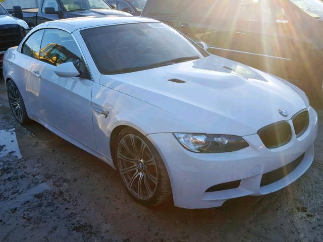 WBSDX9C51DE786238 - 2013 BMW M3 WHITE photo 1