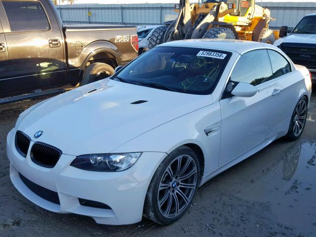 WBSDX9C51DE786238 - 2013 BMW M3 WHITE photo 2