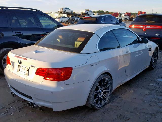 WBSDX9C51DE786238 - 2013 BMW M3 WHITE photo 4