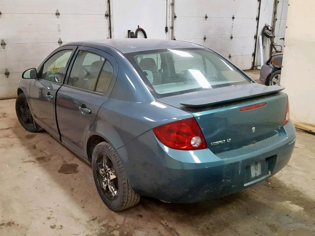 1G1AL55F167649224 - 2006 CHEVROLET COBALT LT GREEN photo 3