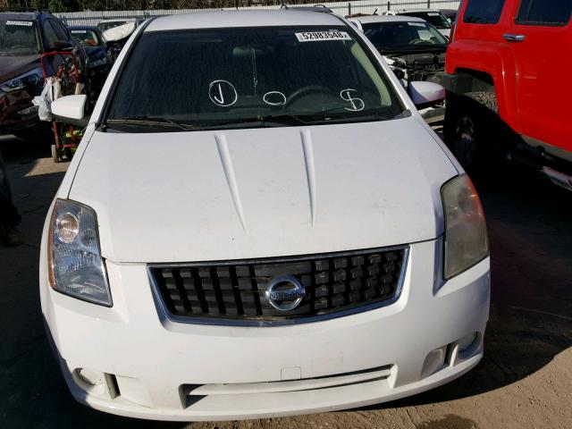 3N1AB61E88L624464 - 2008 NISSAN SENTRA 2.0 WHITE photo 9