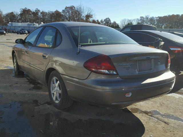 1FAFP56U97A199847 - 2007 FORD TAURUS SEL BEIGE photo 3