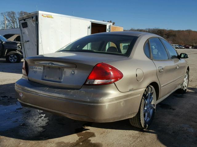 1FAFP56U97A199847 - 2007 FORD TAURUS SEL BEIGE photo 4