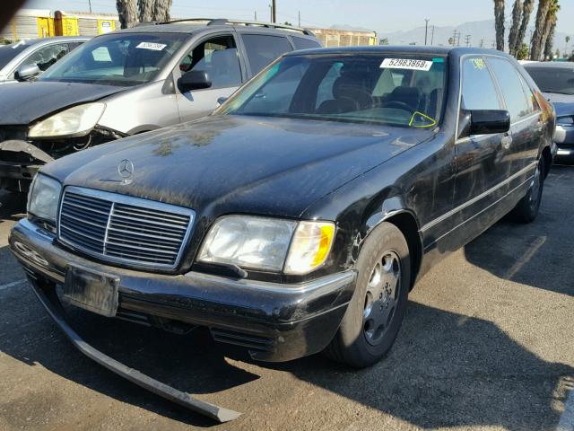 WDBGA33E2SA271156 - 1995 MERCEDES-BENZ S 320 BLACK photo 2