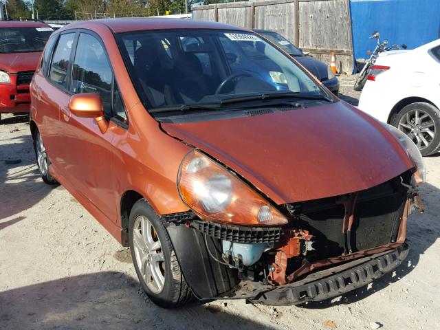 JHMGD38607S043845 - 2007 HONDA FIT S 橙色 照片 1