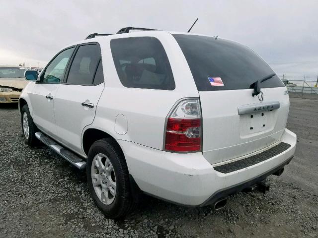 2HNYD18844H531656 - 2004 ACURA MDX TOURIN WHITE photo 3