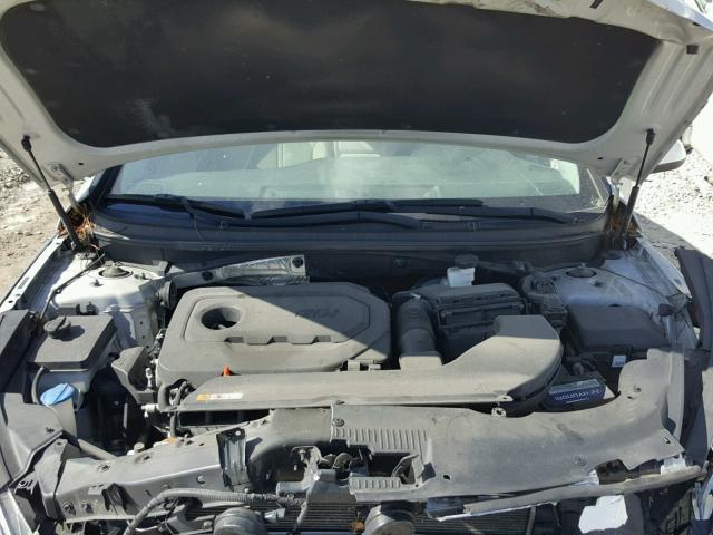 5NPE24AF1FH005360 - 2015 HYUNDAI SONATA SE SILVER photo 7