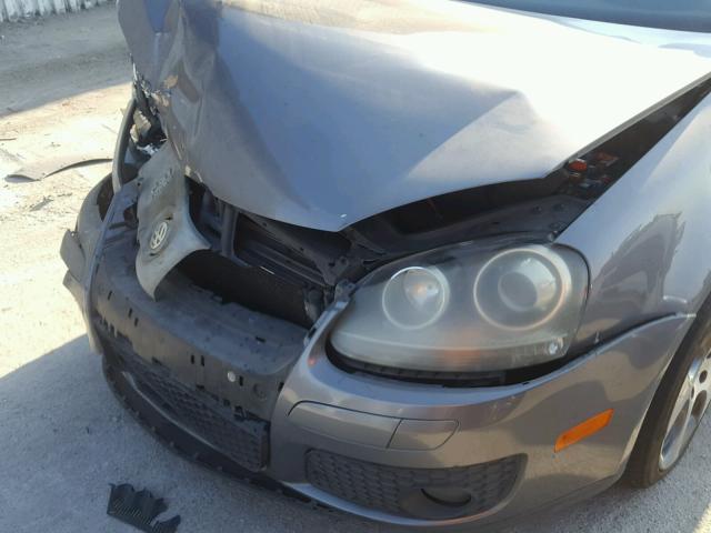 WVWFV71K86W202322 - 2006 VOLKSWAGEN NEW GTI SILVER photo 9