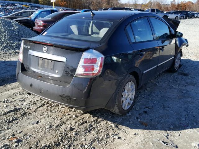 3N1AB6AP8CL646216 - 2012 NISSAN SENTRA 2.0 BLACK photo 4