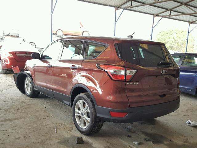 1FMCU0F78JUB50305 - 2018 FORD ESCAPE S BROWN photo 3