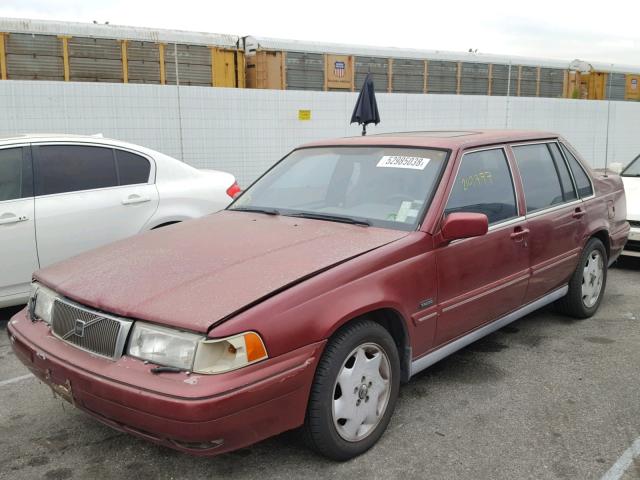 YV1KS9602T1098469 - 1996 VOLVO 960 BURGUNDY photo 2