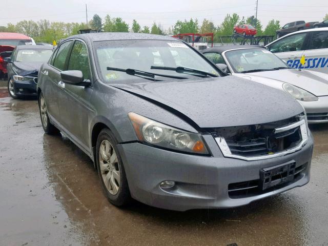 1HGCP36828A060800 - 2008 HONDA ACCORD EXL GRAY photo 1