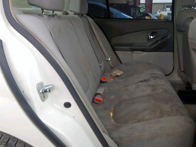 1G1ZS58N48F148782 - 2008 CHEVROLET MALIBU LS WHITE photo 6