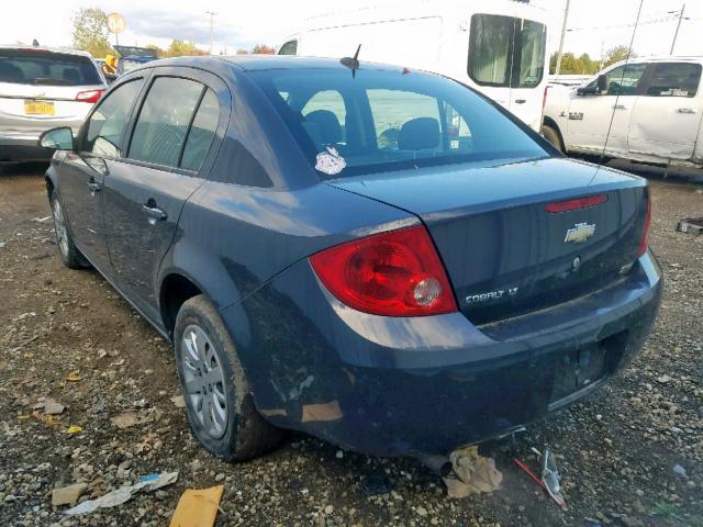 1G1AT58H797125268 - 2009 CHEVROLET COBALT LT GRAY photo 3