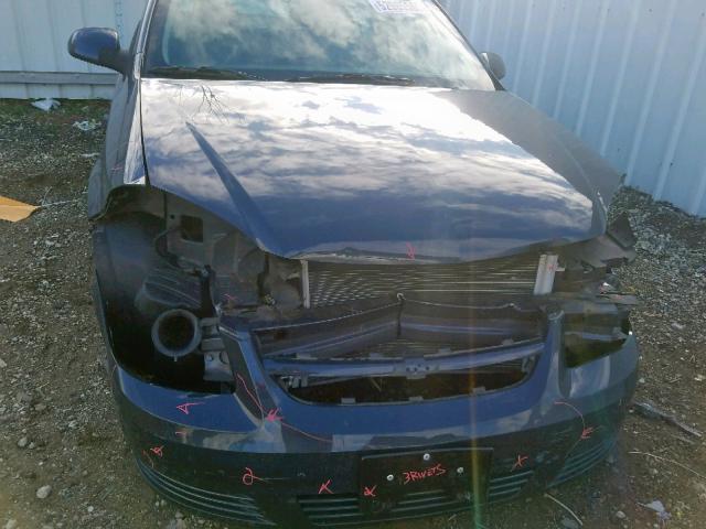 1G1AT58H797125268 - 2009 CHEVROLET COBALT LT GRAY photo 9