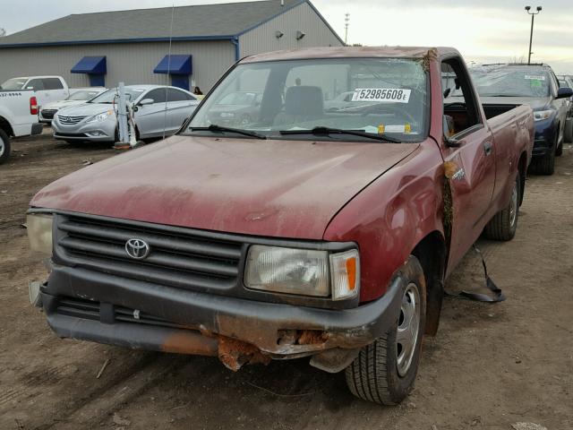 JT4JM11D1T0013618 - 1996 TOYOTA T100 RED photo 2