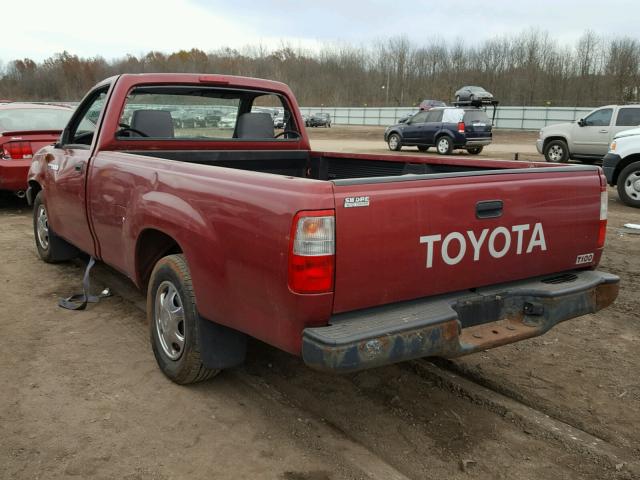 JT4JM11D1T0013618 - 1996 TOYOTA T100 RED photo 3