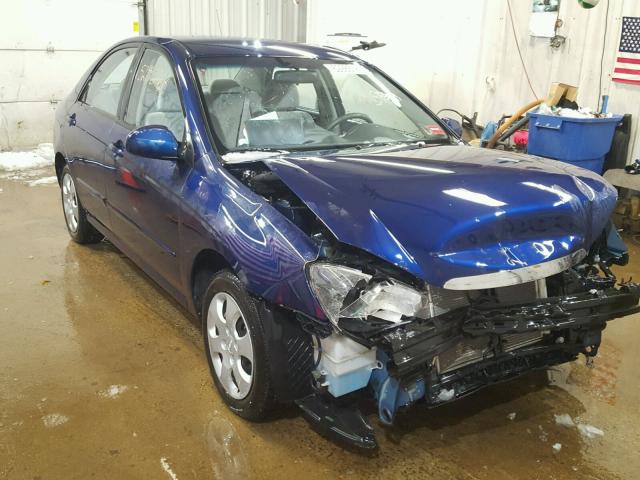 KNAFE121985539977 - 2008 KIA SPECTRA EX BLUE photo 1