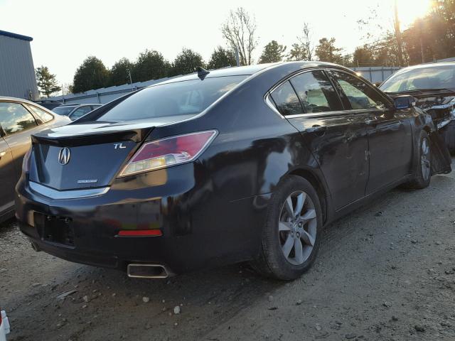 19UUA8F31EA007847 - 2014 ACURA TL SE BLACK photo 4