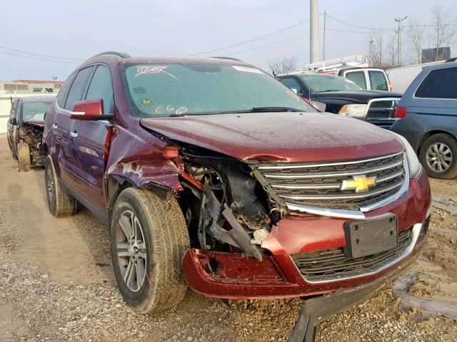 1GNKRHKD3FJ103548 - 2015 CHEVROLET TRAVERSE L BURGUNDY photo 1