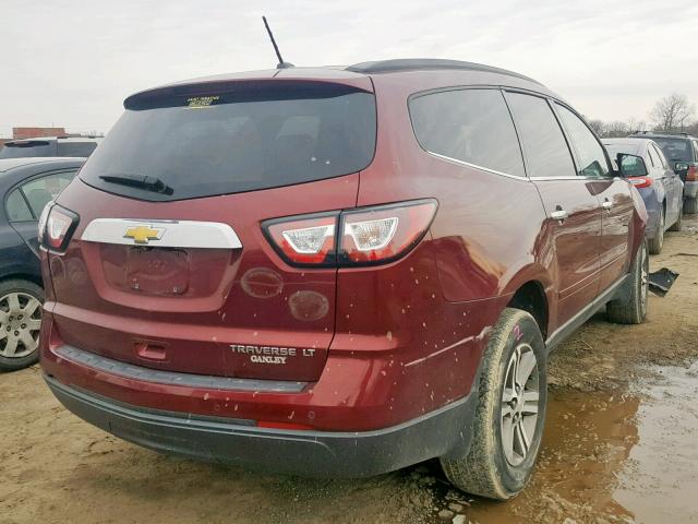 1GNKRHKD3FJ103548 - 2015 CHEVROLET TRAVERSE L BURGUNDY photo 4