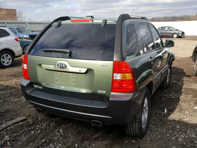 KNDJE723057045900 - 2005 KIA NEW SPORTA GREEN photo 4