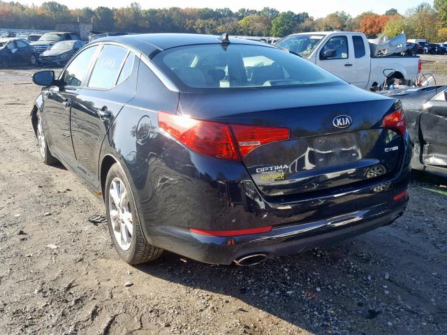 5XXGN4A71DG203261 - 2013 KIA OPTIMA EX BLACK photo 3