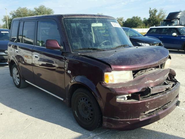 JTLKT324354022368 - 2005 TOYOTA SCION XB Марун фото 1