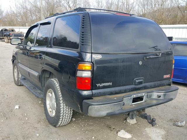 1GKEK13ZX4J124510 - 2004 GMC YUKON BLACK photo 3