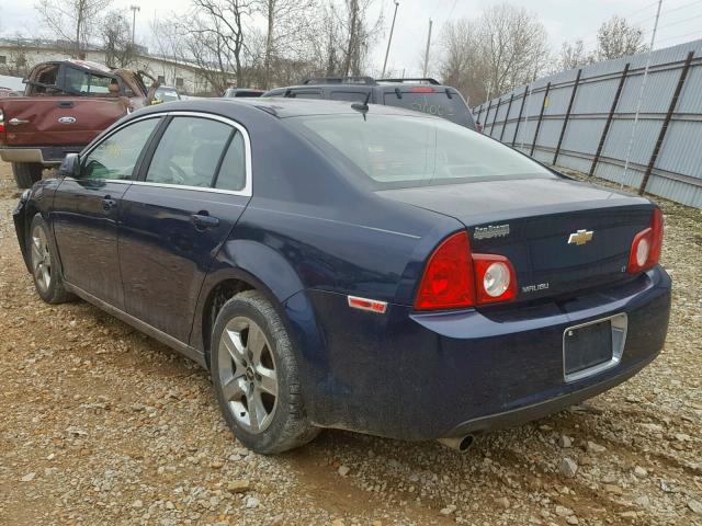 1G1ZH57B39F108474 - 2009 CHEVROLET MALIBU 1LT BLUE photo 3