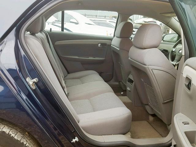 1G1ZH57B39F108474 - 2009 CHEVROLET MALIBU 1LT BLUE photo 6