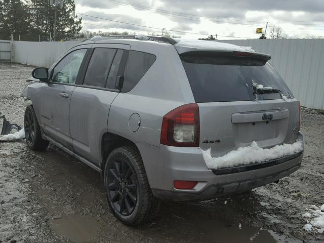 1C4NJDBBXFD169503 - 2015 JEEP COMPASS SP ნაცრისფერი ფოტო 3