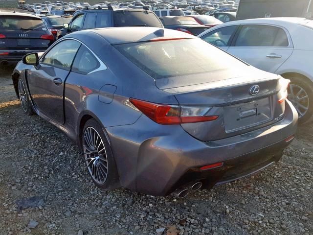 JTHHP5BC7F5003362 - 2015 LEXUS RC-F GRAY photo 3