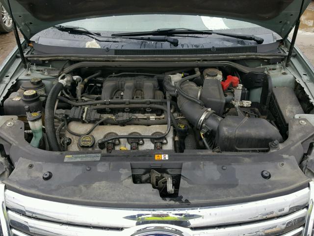 1FAHP27W88G149074 - 2008 FORD TAURUS SEL GREEN photo 7