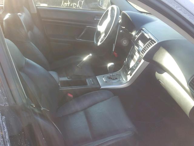 4S4BP67C754328065 - 2005 SUBARU LEGACY OUT BLACK photo 5