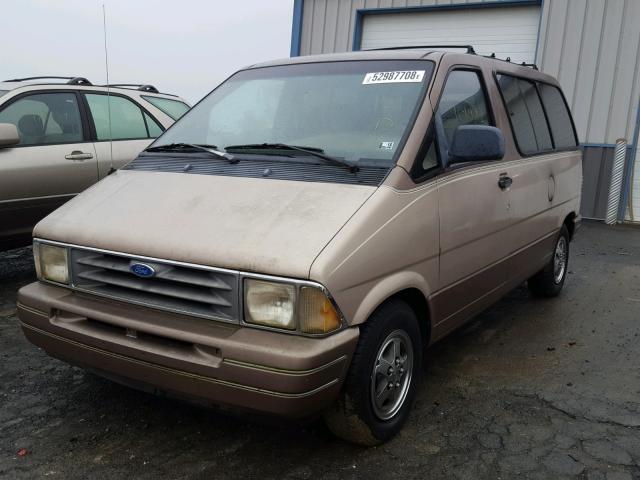 1FMCA11U3RZA36402 - 1994 FORD AEROSTAR GOLD photo 2