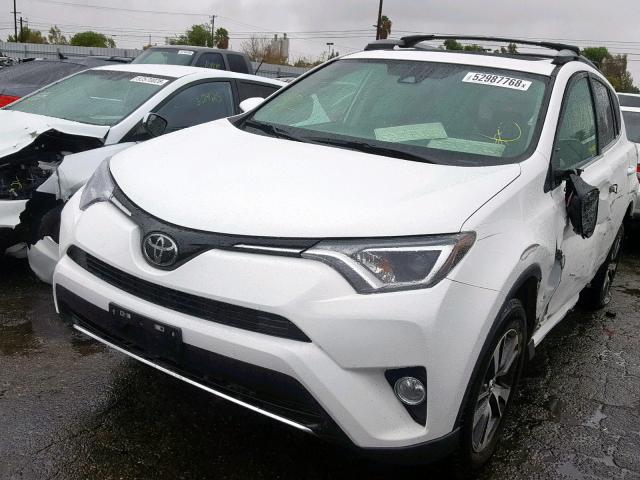 2T3RFREV6JW730569 - 2018 TOYOTA RAV4 ADVEN WHITE photo 2