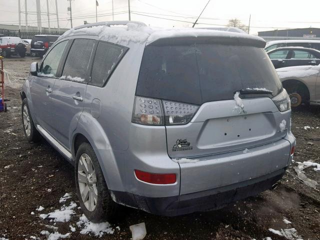 JA4LS31W39Z009547 - 2009 MITSUBISHI OUTLANDER BLACK photo 3