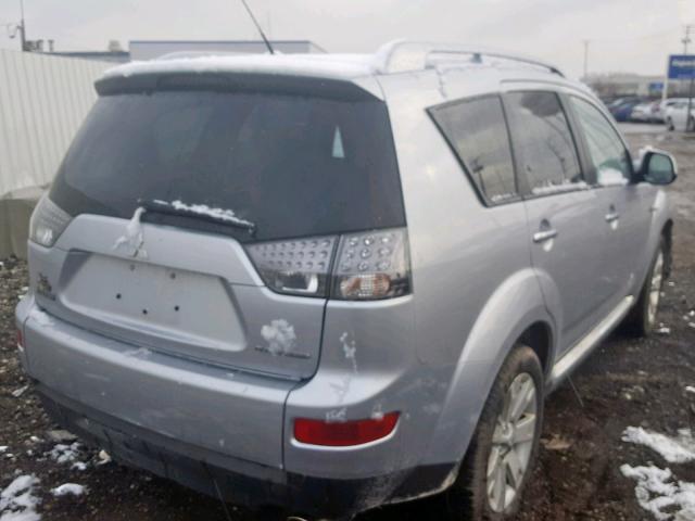 JA4LS31W39Z009547 - 2009 MITSUBISHI OUTLANDER BLACK photo 4