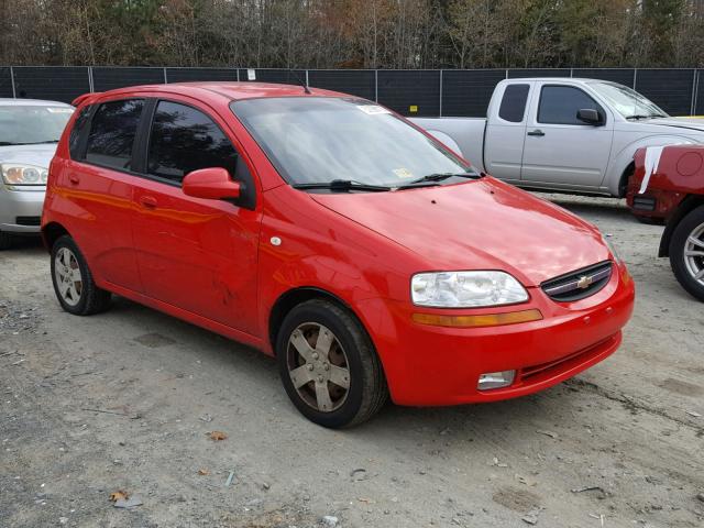 KL1TD66668B233288 - 2008 CHEVROLET AVEO BASE Qırmızı foto 1