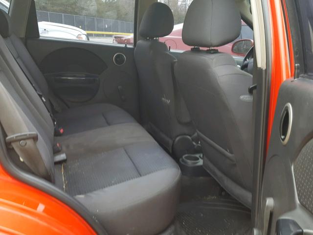 KL1TD66668B233288 - 2008 CHEVROLET AVEO BASE Qırmızı foto 6