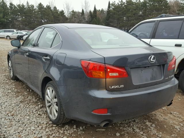 JTHCK262065006628 - 2006 LEXUS IS 250 GRAY photo 3