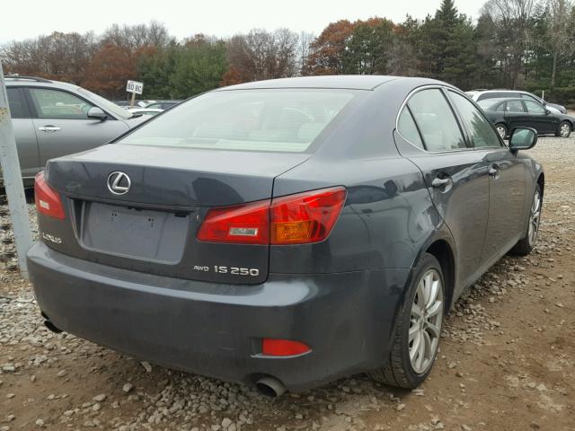 JTHCK262065006628 - 2006 LEXUS IS 250 GRAY photo 4