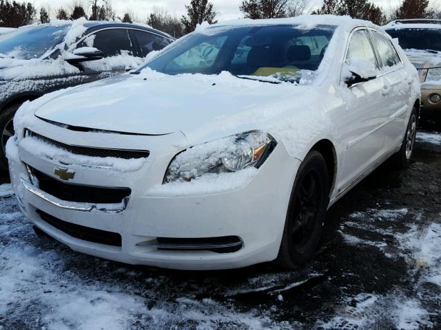 1G1ZH57B29F169461 - 2009 CHEVROLET MALIBU 1LT WHITE photo 2